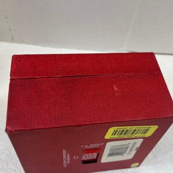 Anne Klein AK EMPTY Red Presentation Storage Watch Jewelry Box Case4"x4.25"x2.5" - Picture 14 of 16